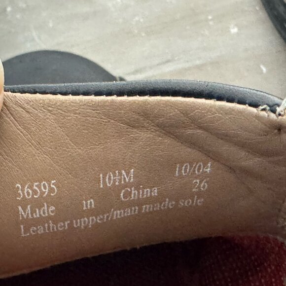 CLARKS Black Leather Slip-On Loafer 36595 Comfort Casual Dress Mens Sz 10.5M - Picture 7 of 12